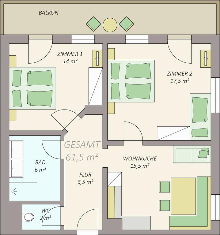 Stockhambauer Apartment ไคลนาร์ล ห้อง รูปภาพ